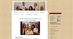 Desktop Screenshot of dr-meier-kronach.de